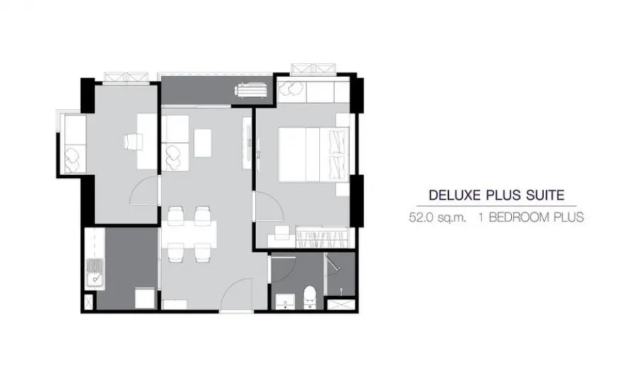 Sale down payment, Supalai Veranda Condo, Sukhumvit 117, room 1 Bed Plus, large size, 16th floor, good location, don't miss it!
