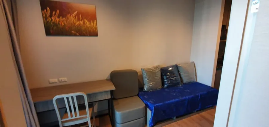 Condo for rent, Chapter One, Midtown, Ladprao 24, built-in room, wooden floor, fully furnished, ready to move in. Hurry up to reserve.