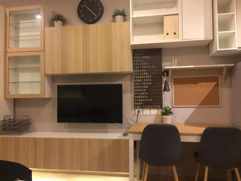 The most wonderful condo for rent, Ideo Q Chula Samyan, decorated room is very beautiful, fully furnished, 21st floor, ready to move in.