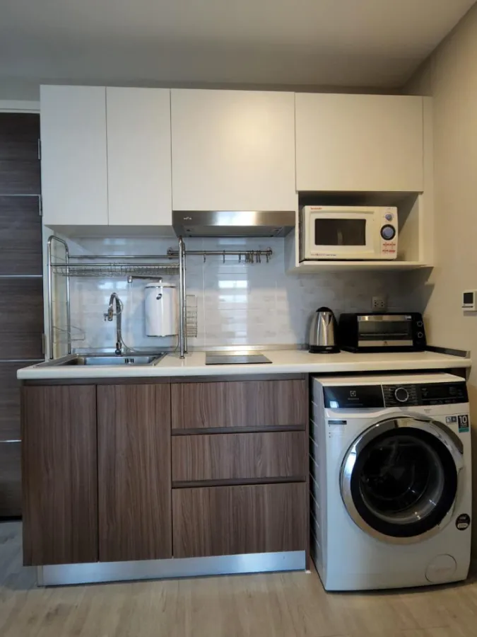 Condo for rent sell, Atmoz Ladprao 71, lake view, peaceful atmosphere, very clean room Can't miss it