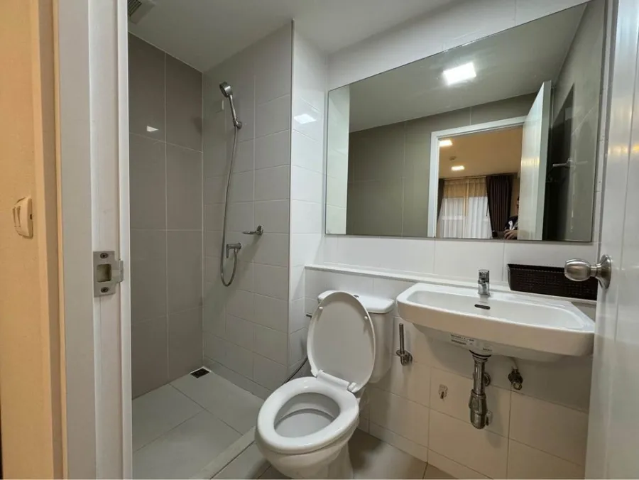 For sale, for rent, Plum Condo Chaengwattana, fully furnished + electrical appliances, just bring your bags and come!