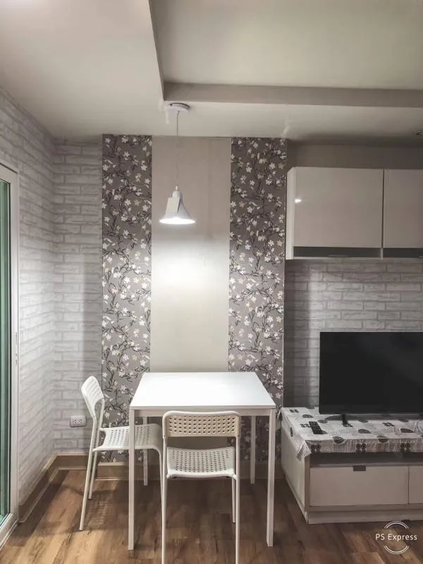 Condo for rent, Happy condo Ratchada 18, studio room, fully furnished, ready to move in, this price must hurry.