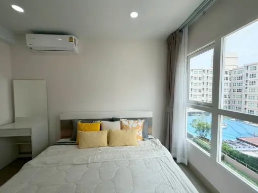 ให้เช่า ศุภาลัย ซิตี้ รีสอร์ท จรัญฯ 91 เปิดระเบียงมาเจอวิวสระน้ำ ฟีลรีสอร์ท พักผ่อนได้เต็มที่ครับ