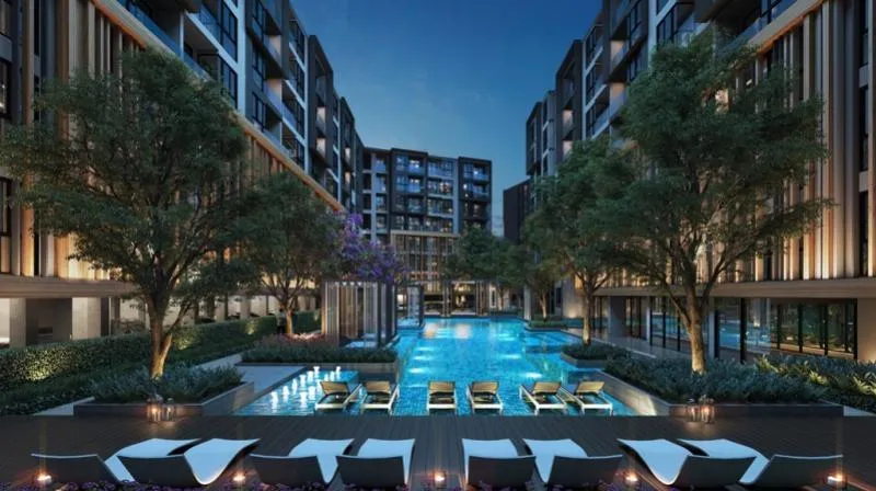 ขายดาวน์ the excel hideaway sukhumvit 50 ขนาด 48 ตร.ม. วิวสระ ใกล้ bts อ่อนนุช พลาดแล้วต้องเสียใจ