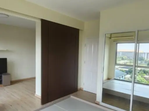 For sale, A Space Kaset, 7th floor, garden view, spacious, airy room, I can tell you that it's very nice to live in. Book now. Hurry up.