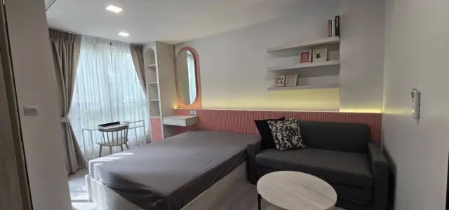 ให้เช่า Atmoz Tropicana Bangna 1 ห้องนอน 1 ห้องน้ำ แต่งสวยคุมโทน มาพร้อมเฟอร์ครบครัน จองเลย images