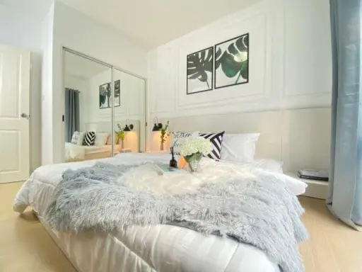 Condo for sale, A Space Sukhumvit 77, beautiful room, pool view, near BTS, great price, hurry up to reserve!! images