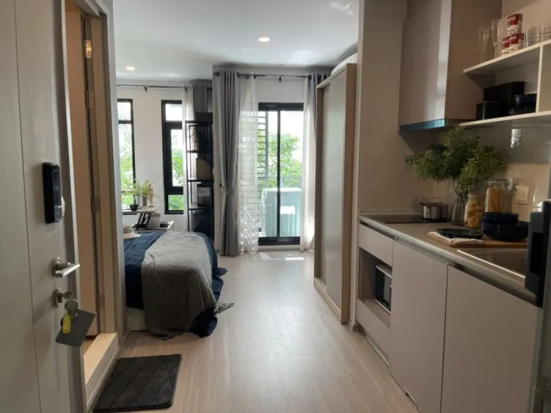 For rent Aspire Asoke - Ratchada แต่งน่าอยู่ ที่นอนอย่างดี เฟอร์นิเจอร์ครบครัน จองด่วนๆจ้า