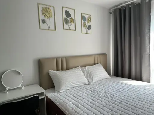 For rent: Regent Home Bangna, 27th floor, fully furnished, nice to live in, book now, don't miss out.
