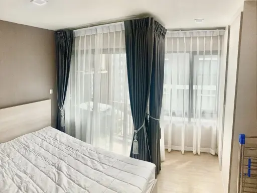 Sell Wynn Condo Phaholyothin 52, partitioned room, 7th floor, high, good size, good value, hurry to own it