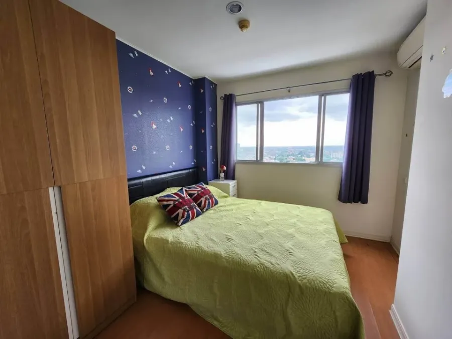 ให้เช่า Lumpini Condo Town Ramintra - Nawamin ห้องมุม ชั้นสูง วิวด้านนอกโปร่ง สบายตา ไม่มีตึกขวางกั้น ผนังติด wallpaper อย่างดี จองด่วน