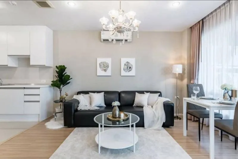 For rent แฮปปี้ คอนโด ลาดพร้าว 101 ห้องแต่งสวยมากก เฟอร์แน่น เลี้ยงสัตว์ได้ ราคานี้ต้องรีบเลยย