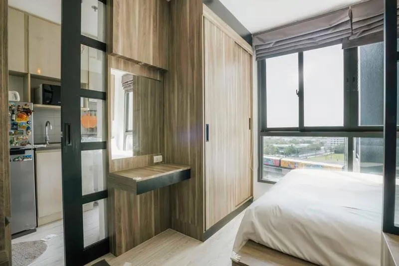 Urgent sale or rent !! Ideo Mobi Sukhumvit Eastgate Condo, beautiful room, good location, convenient transportation, built-in furniture, book now !!