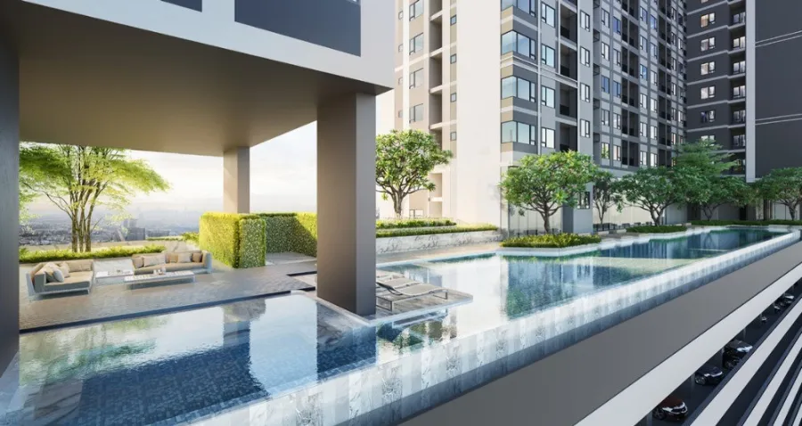 ขายดาวน์ The LIVIN Phetkasem 1 Bedroom ห้องเปล่า ขนาด 38.05 ตารางเมตร เพดานสูง 2.6 เมตร ซื้อเลย