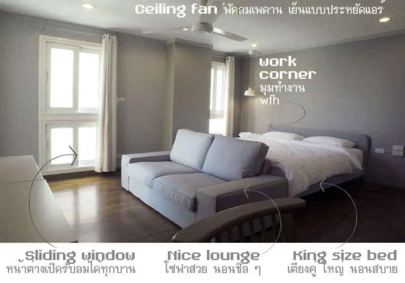 ให้เช่า คอนโด บ้าน สิริ สาทร ชั้น 6 เงียบสงบ พร้อมอยู่ บรรยากาศดี อย่ารอช้า!!