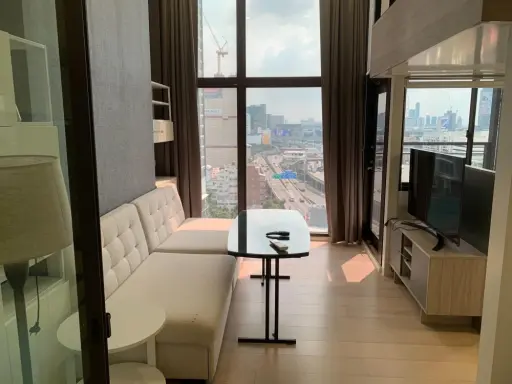 ให้เช่า ชีวาทัย เรสซิเดนซ์ อโศก ห้อง duplex พื้นที่ใช้สอยเยอะ โซฟาตัวใหญ่น่านั่ง ครบจบที่นี่ที่เดียว images