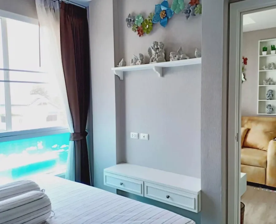 For rent: The Blu X Bangsaen, 4th floor, fully furnished, ready to move in. Book now!