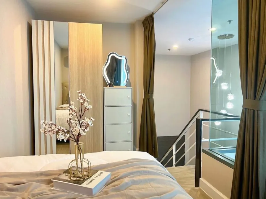 For rent, Metro Sky Prachachuen, city view, beautifully decorated room, very livable. Don't just look and book now.