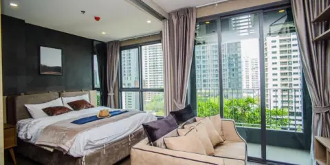 Ideo q siam ratchathewi ชั้น9 ขนาด 33 ตร.ม.แต่งอย่างหรู ห้องสะอาด น่าอยู่ไปอีก เช่าเลย...