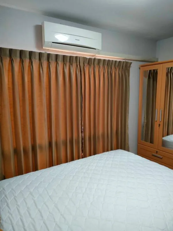 Condo for rent, Plum Condo Ladprao 101, studio room, 2nd floor, shady atmosphere Fully furnished, ready to move in for rent.