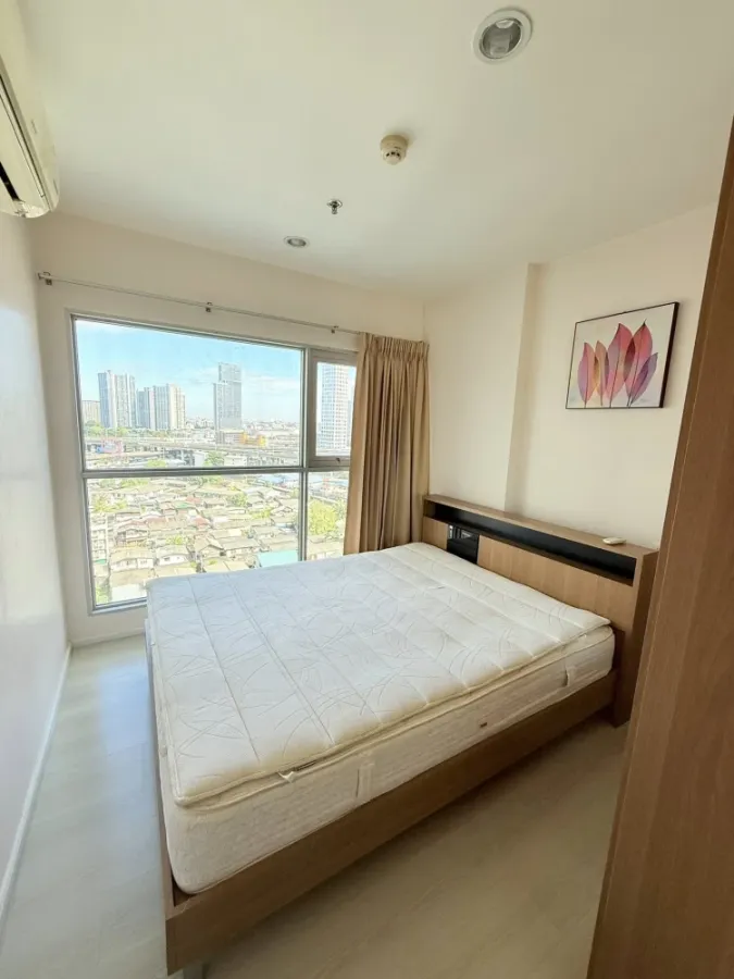 ให้เช่า Aspire Sukhumvit 48 ห้องน่าอยู่ เฟอร์นิเจอร์และเครื่องใช้ไฟฟ้าครบครัน เห็นวิวเมืองสวย ไม่บล็อค จองเลย