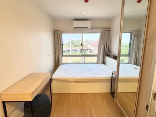 ให้เช่า Plum Condo Rangsit Alive 2 ห้องชั้น 2 ทำเลดี เดินทางสะดวก เฟอร์ครบครัน รีบจองเลย