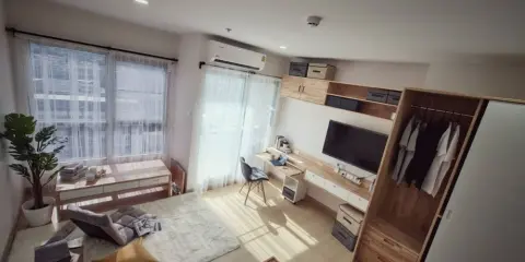มาแล้วจ้า ให้เช่า ศุภาลัย เวอเรนด้า สถานีภาษีเจริญ ห้องตกแต่งสไตล์มินิมอล เฟอร์ไม้อย่างดี จองเลย