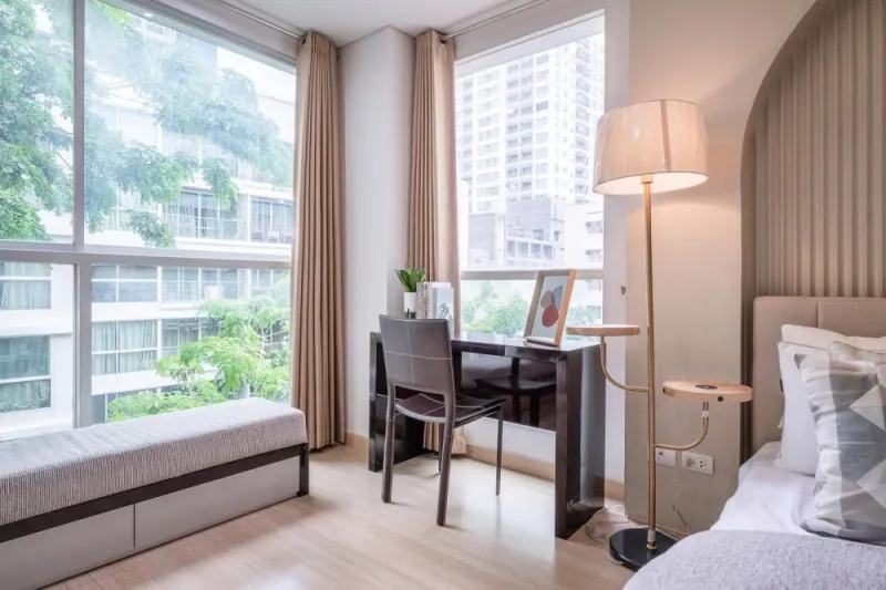 ขาย/ให้เช่า The Address ปทุมวัน ชั้น 6 ห้องกว้างมาก ตกแต่งสวยสุดๆ กรุผนังอย่างดี ไม่จองพลาดมาก