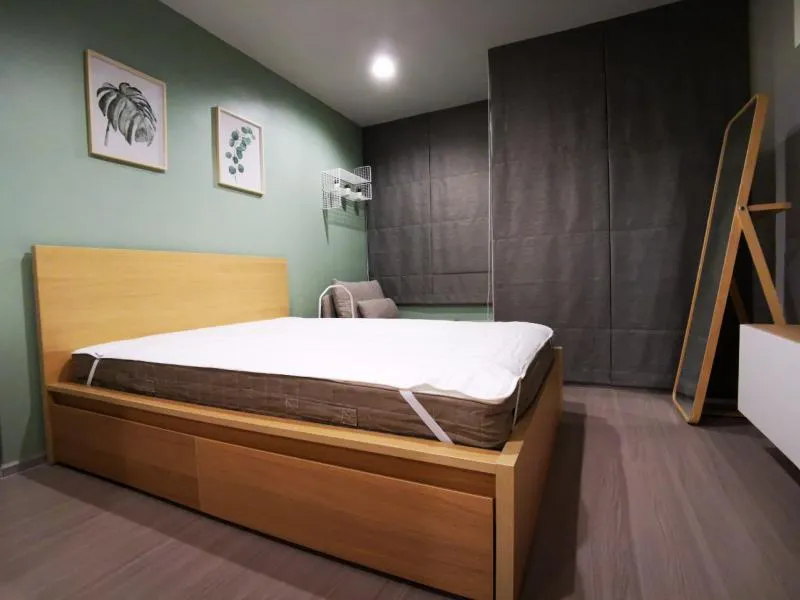 For rent Life Ladprao, new room, unpack the box. Built-in full Nice view, not blocked Carry your bag and you're ready to go!