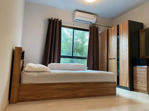 For rent, Unio Rama 2-Tha Kham, Building C, garden view, ready to move in, great price, convenient transportation, don't wait!