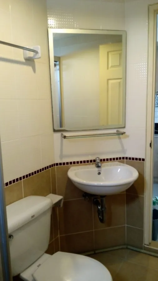 For rent, Park View Vibhavadi, 4th floor, Building A4, corner room, fully furnished and electrical appliances. Book now.