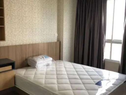 For rent, U Delight @ Huamark Station, high floor, beautiful room, great view, wall attached to the wall, don't miss this room. images