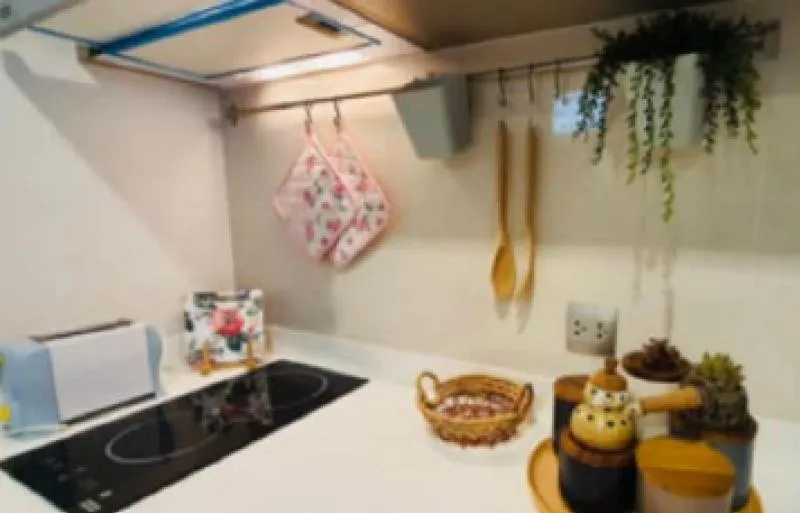 For rent condo Life Ladprao, 2 bedrooms, very beautiful decoration, full furniture, full appliances, hurry up to reserve.