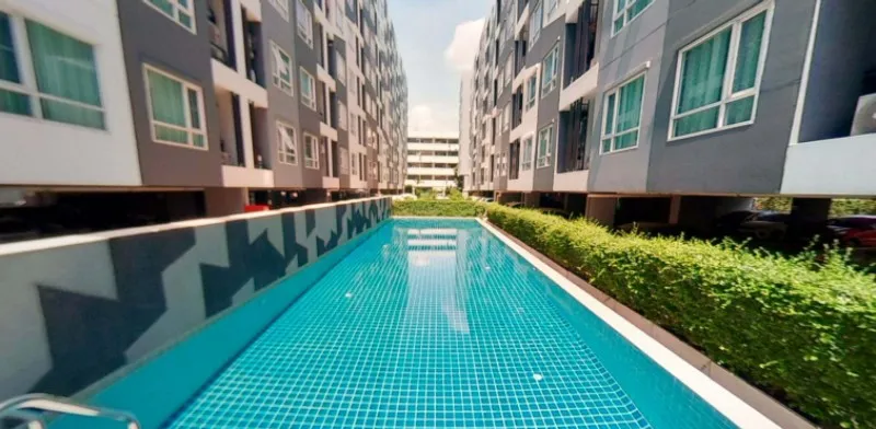 ให้เช่า คอนโด รีเจ้นท์ โฮม สุขุมวิท 81 ห้องแต่งพร้อมอยู่ ติดวอลเปเปอร์อย่างดี สะดวกครบจบที่เดียว