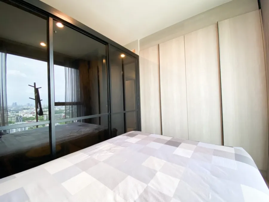 For sale, for rent, Ideo Mobi Sukhumvit East Point, 20th floor, nice room, fully furnished, book now, don't miss out.