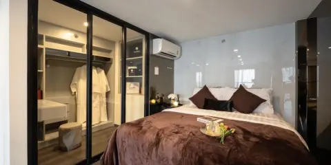 ปล่อยเช่า Knightsbridge Space Ratchayothin ห้อง Duo Space 2 ชั้น แต่งครบ Build-in ทั้งห้อง จองเลย