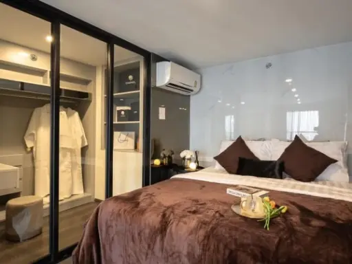 ปล่อยเช่า Knightsbridge Space Ratchayothin ห้อง Duo Space 2 ชั้น แต่งครบ Build-in ทั้งห้อง จองเลย