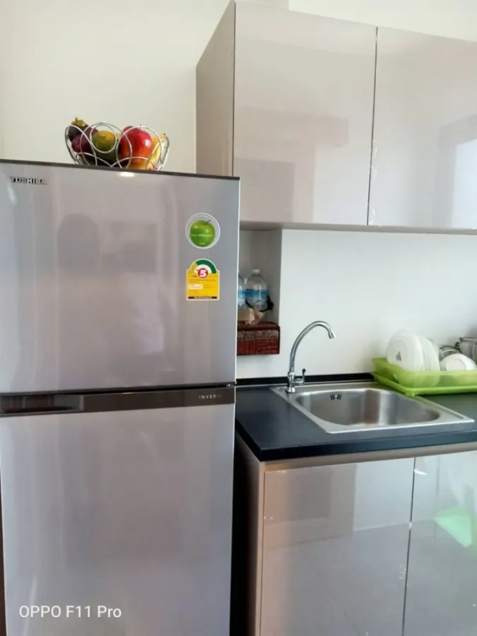 ขาย Politan Rive ห้องดูดี เฟอร์นิเจอร์ Built in เครื่องใช้ไฟฟ้าครบ หิ้วกระเป๋าเข้าอยู่ได้เลยจ้า