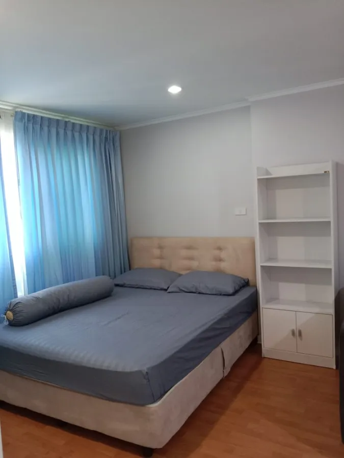 Condo for rent, Lumpini Ville, Cultural Center, beautiful room, near MRT, fully furnished, ready to move in, book now!
