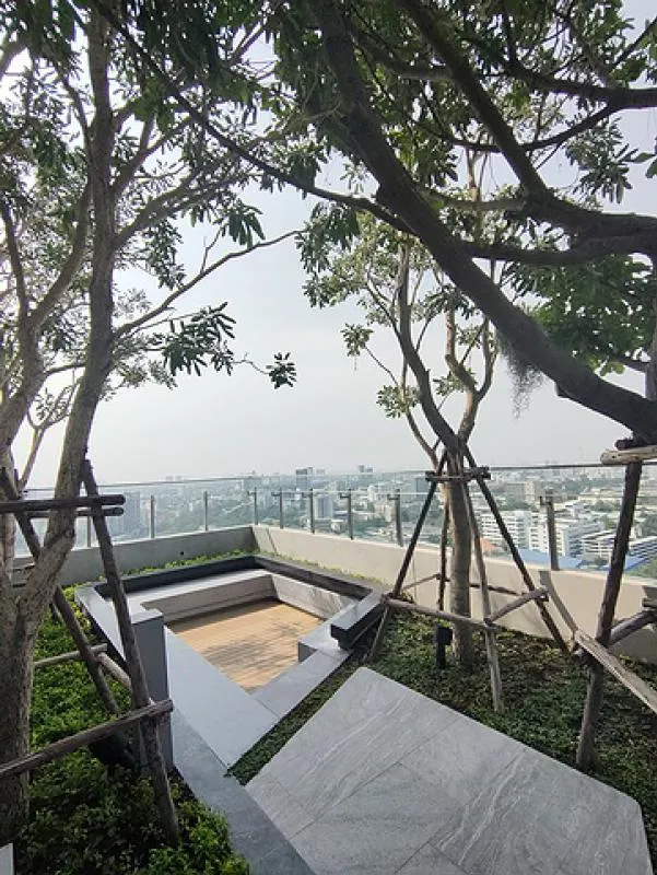 Beautiful rental room, fully furnished, ready to move in at Miti Chiva Kasetsart, 1 bedroom 23.43 sq m. Drag your bags in.