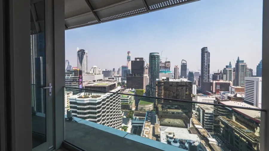 Condo for rent, Magnolias Ratchadamri Boulevard, high floor, beautiful view, nice decoration, very livable, just drag your bags.