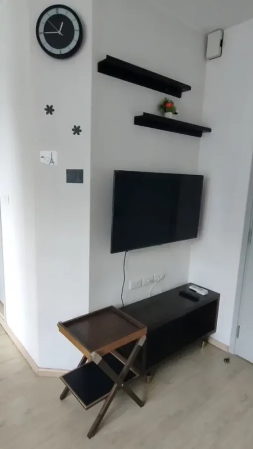 For rent, Ideo Sathorn-Thapra, high floor, beautiful view, fully furnished and ready to move in. If interested, hurry up to reserve now.