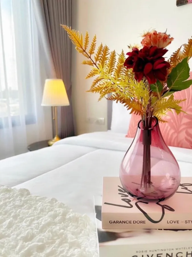 For rent: Chewathai Kaset Nawamin, 5th floor, beautiful room, fully furnished, book now, don't miss out.