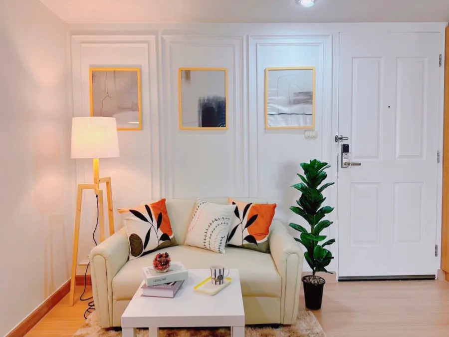Sale Happy Condo รัชดา 18 ห้อง STUDIO แต่งน่าอยู่มาก สไตล์มินิมอล มินิใจ พลาดไม่ได้แล้ว จองเลย
