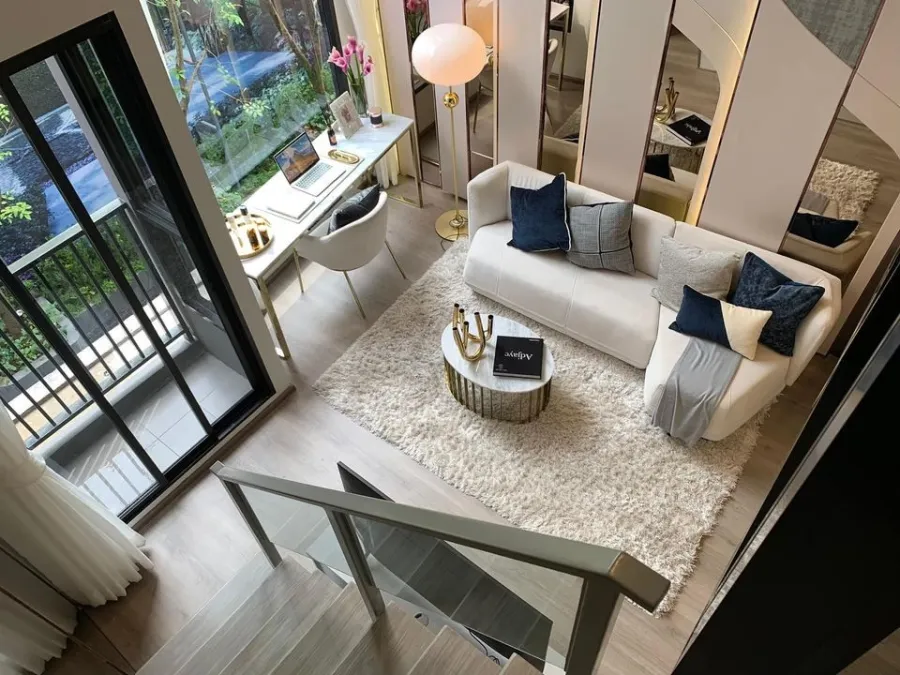 Sell SOHO Bangkok Ratchada ห้อง DUPLEX เพดานสูง สบายตา สบายใจ พลาดไม่ได้แล้ว จองเลย