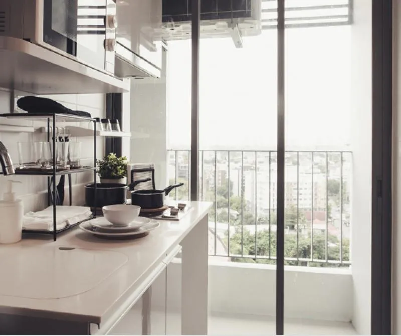 ขาย คอนโด Ideo Mobi สุขุมวิท ห้องตกแต่งใหม่ พร้อมอยู่
