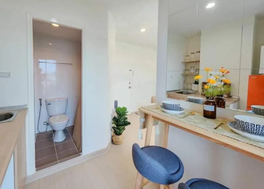 Quick sale!! Condo Lumpini Ville On Nut 46, 8th floor, Building D, clear view, beautiful room, fully furnished, book now!!