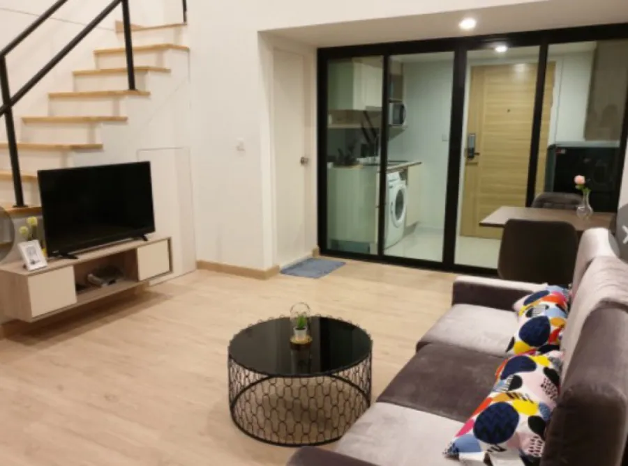 ให้เช่า คอนโด ไนท์บริดจ์ ติวานนท์ ห้อง Duplex ชั้นสูง วิวสวย พร้อมเข้าอยู่ พลาดไม่ได้แล้ว