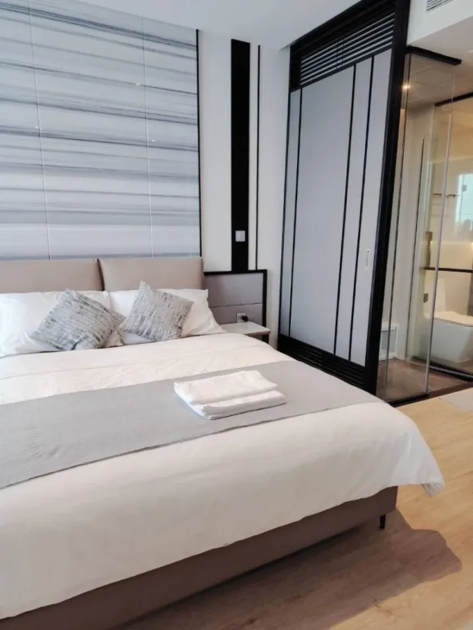 For rent or sale: Andromeda Pattaya, 4th floor, fully furnished with complete amenities, ready to move in.