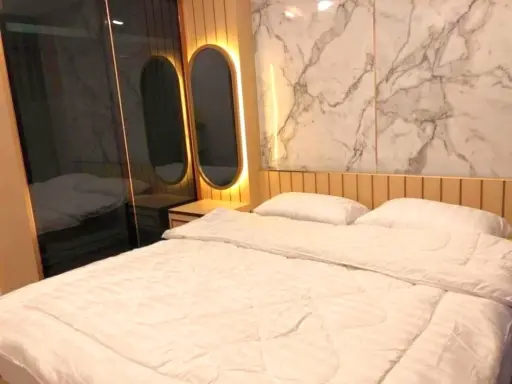 Ashton Chula-Silom condo for rent, beautifully decorated room, built-in, heavy, high floor, open view, say you should not miss it.